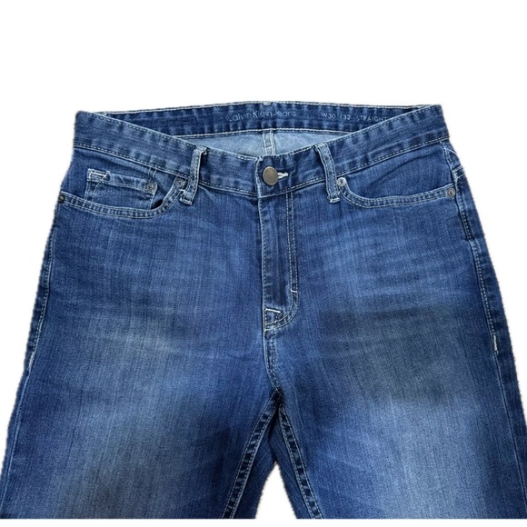 CALVIN KLEIN JEANS Women’s Denim Blue Jeans Straight Leg Mid Rise SIZE 30 X 32 - Picture 7 of 12